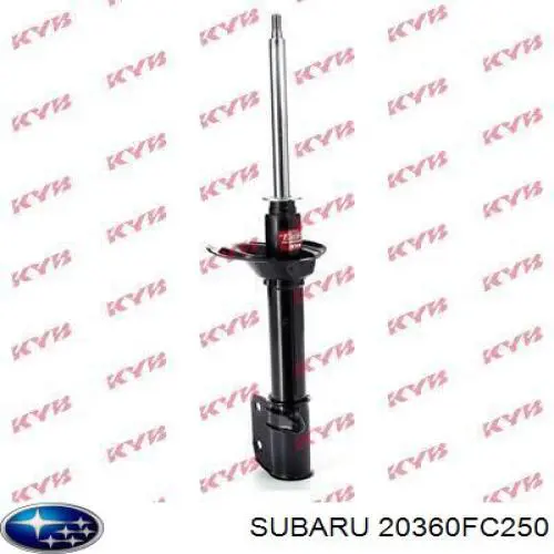 Do koszyka 20360FC250 Subaru Amortyzator tylny lewy
