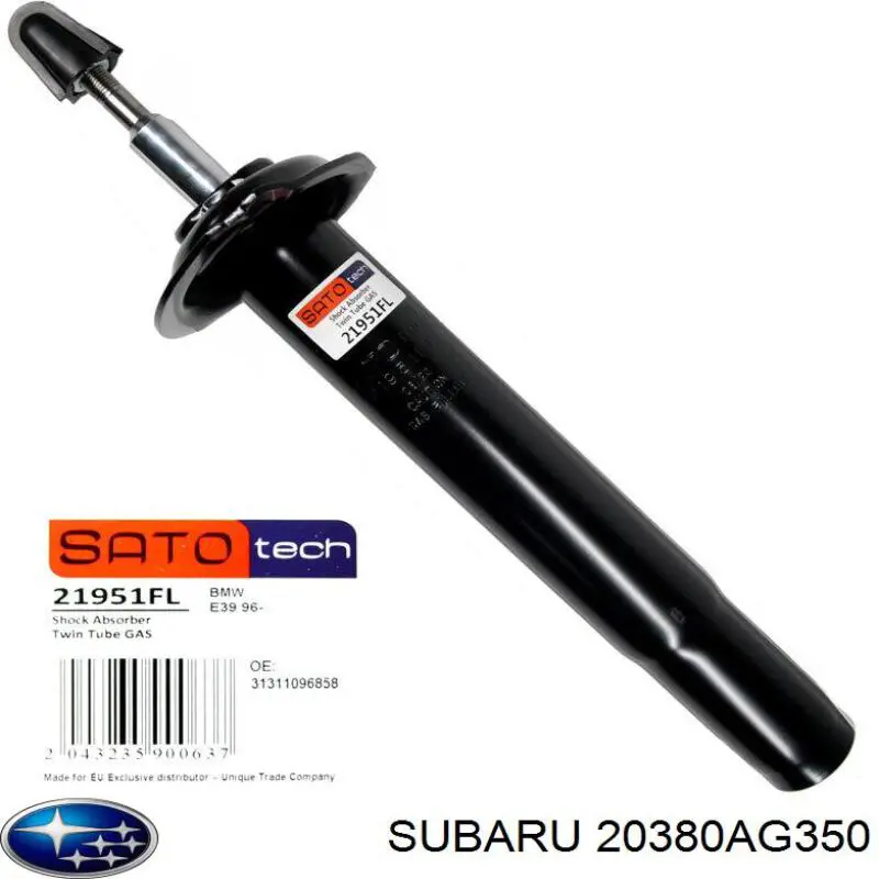 20380AG350 Subaru Sprężyna tylna