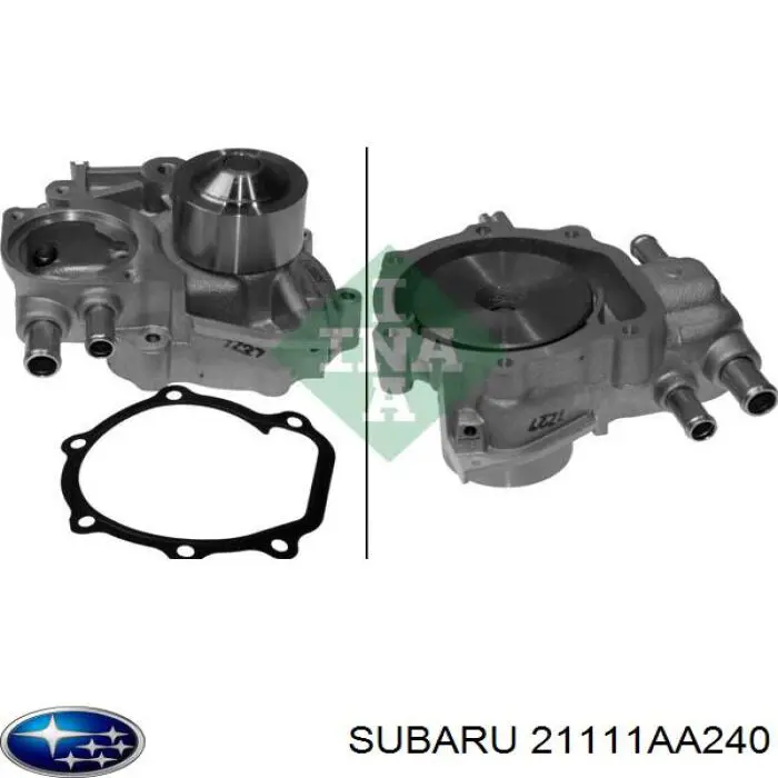 Pompa chłodząca wodna Subaru 21111AA240 cena, od 111,29 USD
