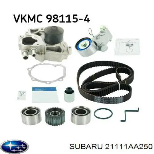 Pompa chłodząca wodna Subaru 21111AA250 cena, od 111,19 USD