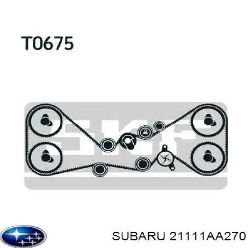 Pompa chłodząca wodna Subaru 21111AA270 cena, od 103,87 USD