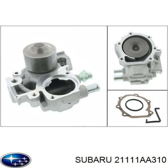 Pompa chłodząca wodna Subaru 21111AA310 cena, od 100,26 USD
