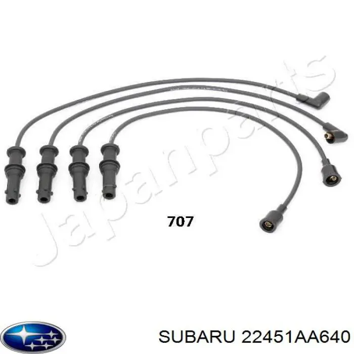 Zestaw przewodów wysokiego napięcia Subaru 22451AA640 cena, od 35,07 USD