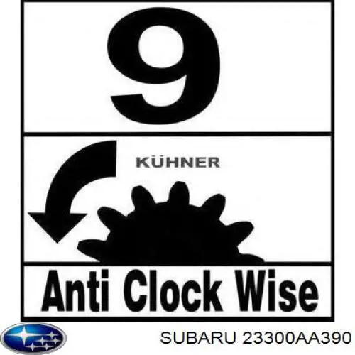 Do koszyka 23300AA390 Subaru Rozrusznik