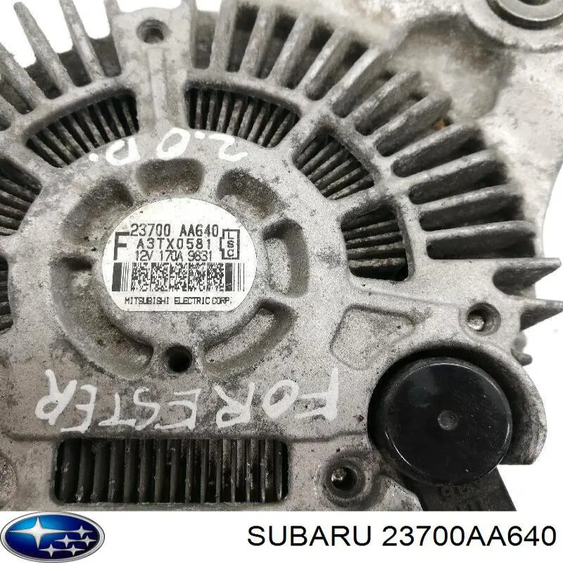 Alternator do Subaru Outback IV B14, BR