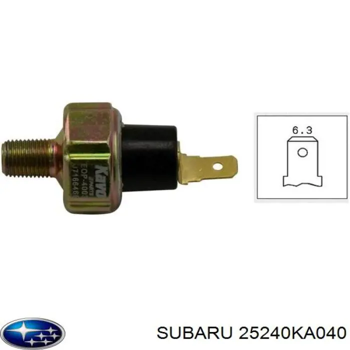 Do koszyka 25240KA040 Subaru Czujnik ciśnienia oleju
