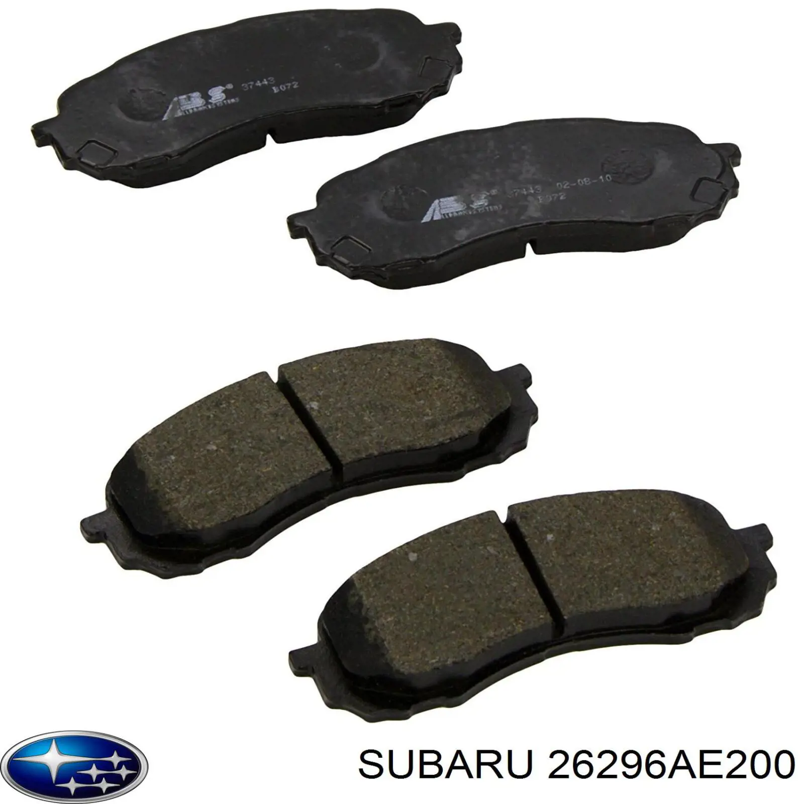26296AE200 Subaru Klocki hamulcowe przednie tarczowe