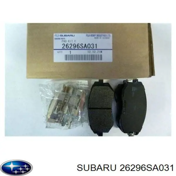 26296SA031 Subaru Klocki hamulcowe przednie tarczowe