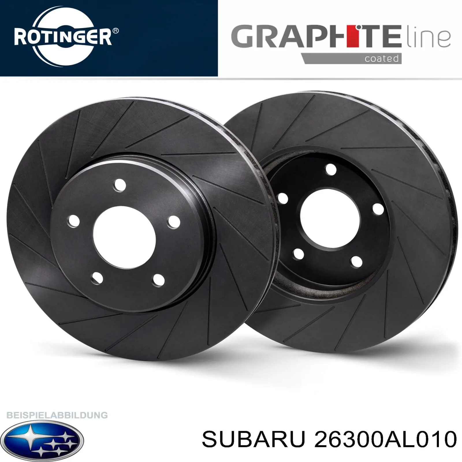 Tarcza hamulcowa przednia Subaru 26300AL010 cena, od 97,75 USD