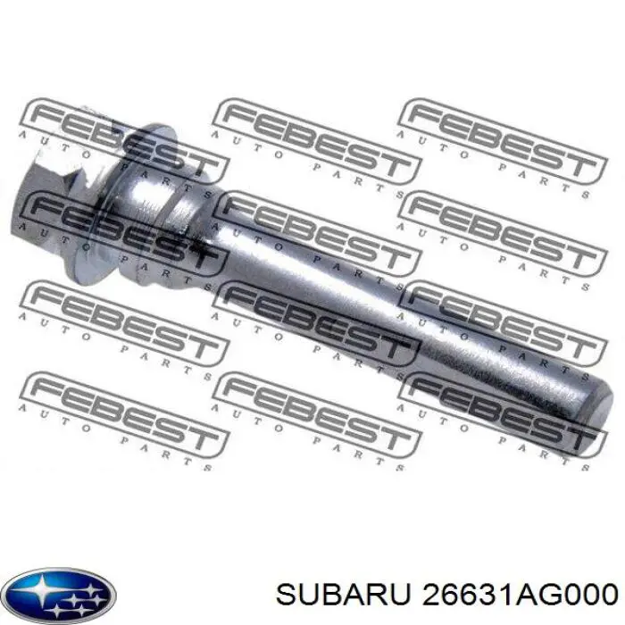 Prowadnica zacisku tylnego górna Subaru 26631AG000 cena, od 5,65 USD