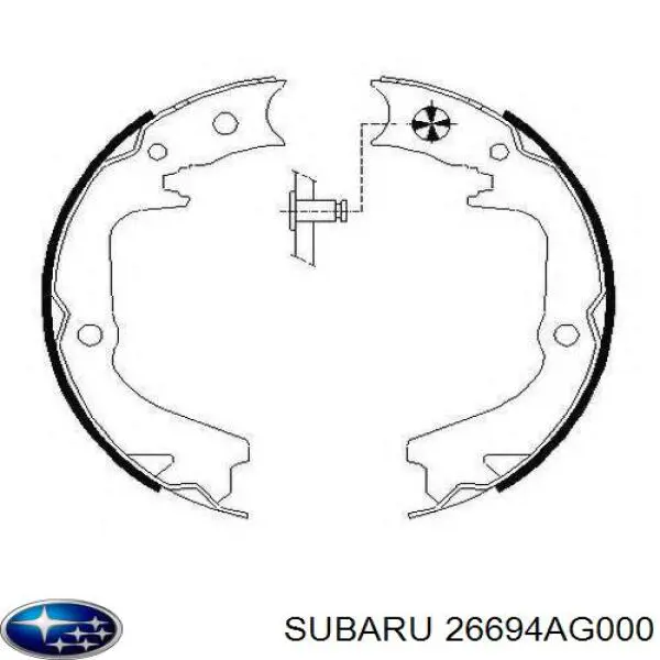 26694AG000 Subaru Klocki hamulca ręcznego