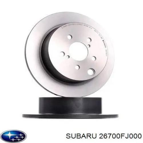 Tarcza hamulcowa tylna Subaru 26700FJ000 cena, od 47,33 USD