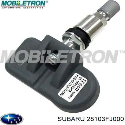 Do koszyka 28103FJ000 Subaru Czujnik ciśnienia w oponach