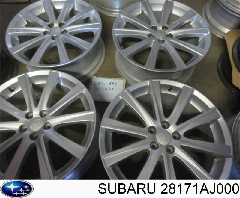 Do koszyka Nakrętka koła Subaru Legacy II BD, BG