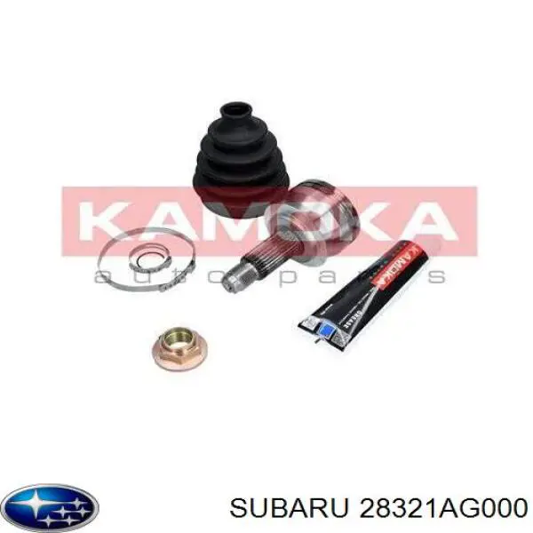 Do koszyka 28321AG000 Subaru Półoś napędowa przednia