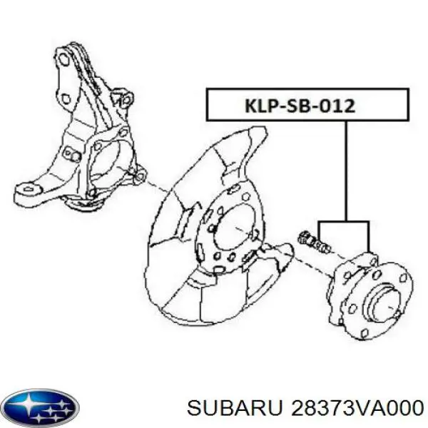28373VA000 Subaru Piasta przednia