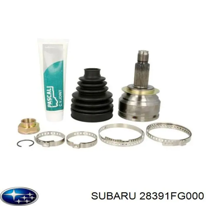 Do koszyka 28391FG000 Subaru Przegub homokinetyczny przedni wewnętrzny