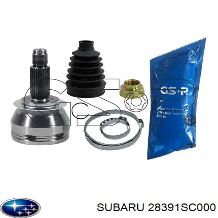 Przegub homokinetyczny przedni zewnętrzny Subaru 28391SC000 cena, od 36,81 USD