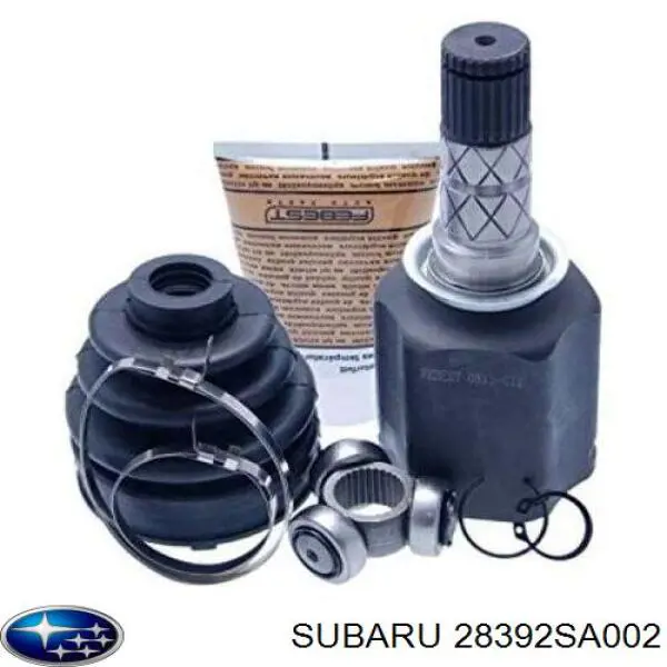 Do koszyka 28392SA002 Subaru Przegub homokinetyczny przedni wewnętrzny