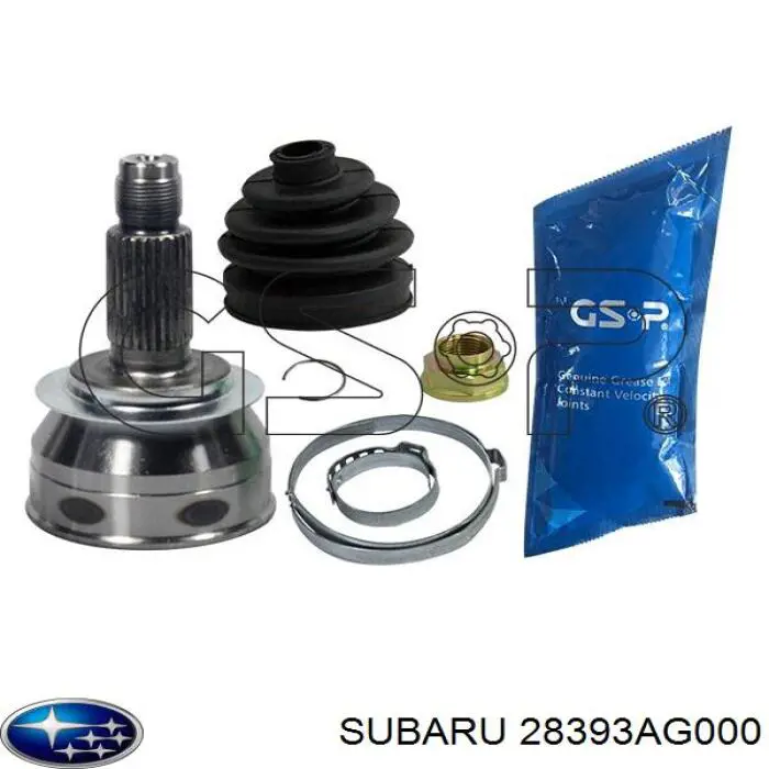 Do koszyka 28393AG000 Subaru Przegub homokinetyczny przedni zewnętrzny