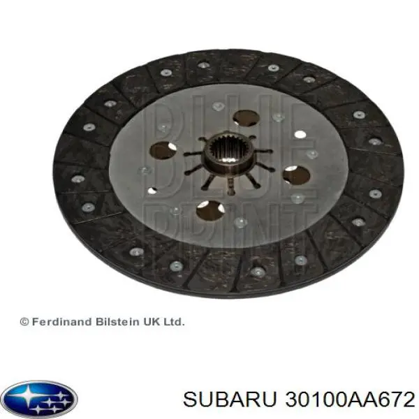 Tarcza sprzęgła Subaru Legacy III sedana (BE, BH) (1998 - 2003) cena, od 230,51 USD
