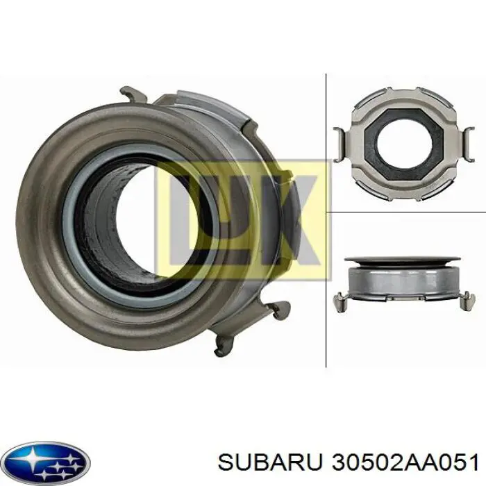 Łożysko wyciskowe sprzęgła Subaru 30502AA051 cena, od 25,13 USD
