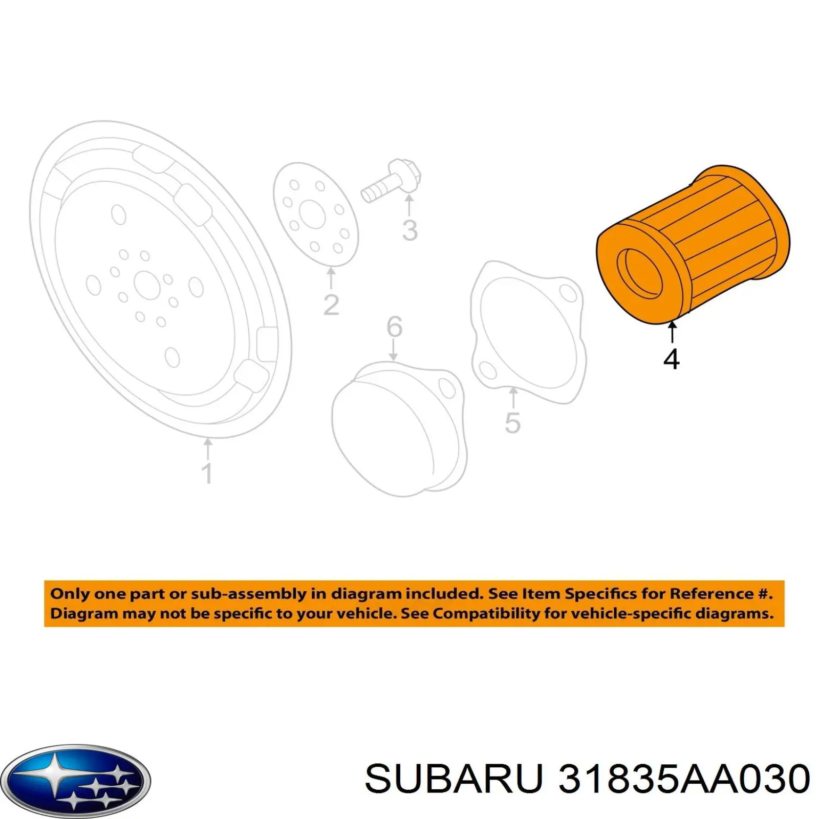 Filtr automatycznej skrzyni biegów Subaru 31835AA030 cena, od 23,44 USD