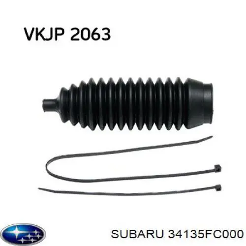 Do koszyka 34135FC000 Subaru Osłona mechanizmu kierowniczego (maglownicy)