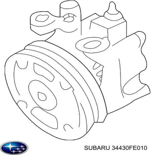 34430FE010 Subaru Pompa wspomagania hydraulicznego kierownicy