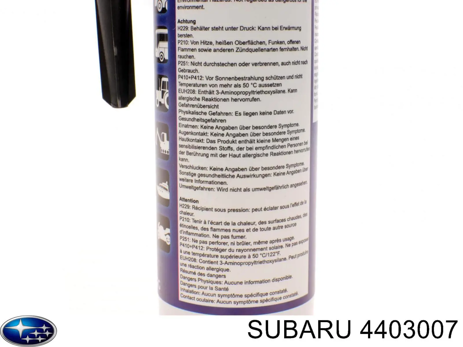 Do koszyka 4403007 Subaru Szczeliwo silnikowe żaroodporne