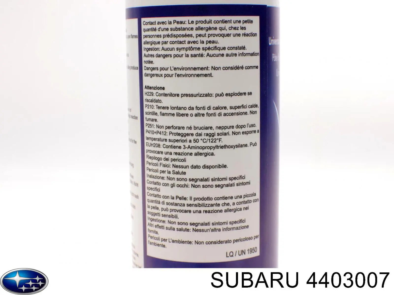 4403007 Subaru Szczeliwo silnikowe żaroodporne
