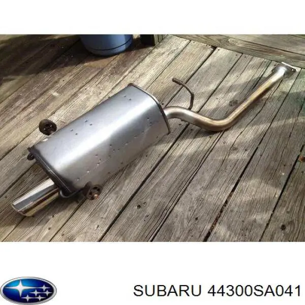 44300SA041 Subaru Tłumik, tylna część