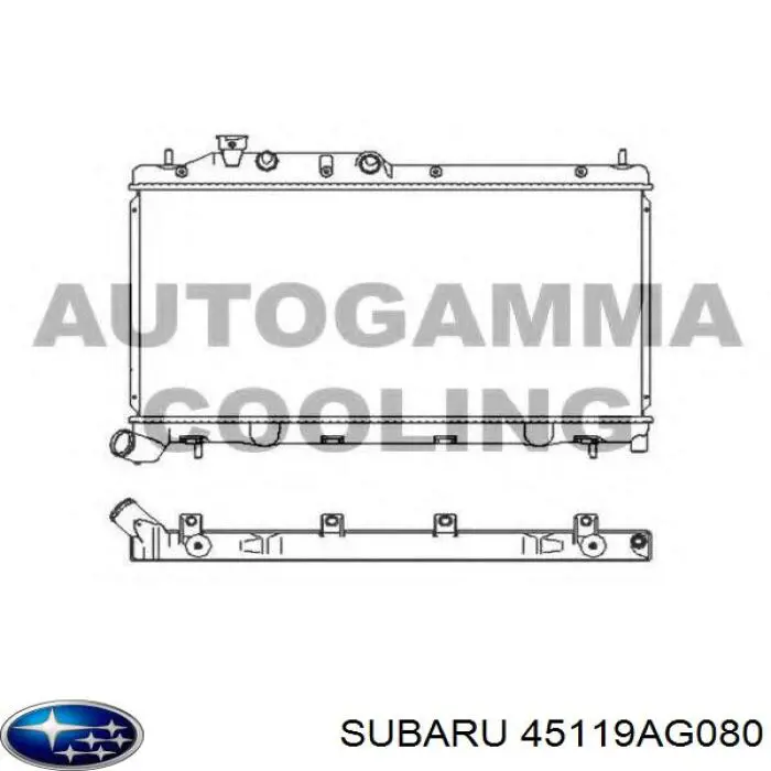 Chłodnica silnika Subaru 45119AG080 cena, od 152,45 USD