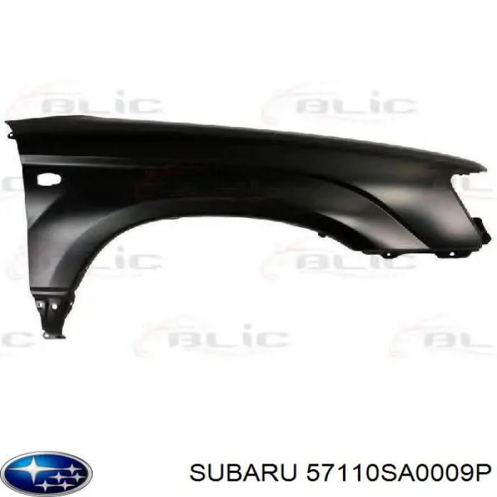Do koszyka Błotnik przedni prawy Subaru Forester II S11, SG