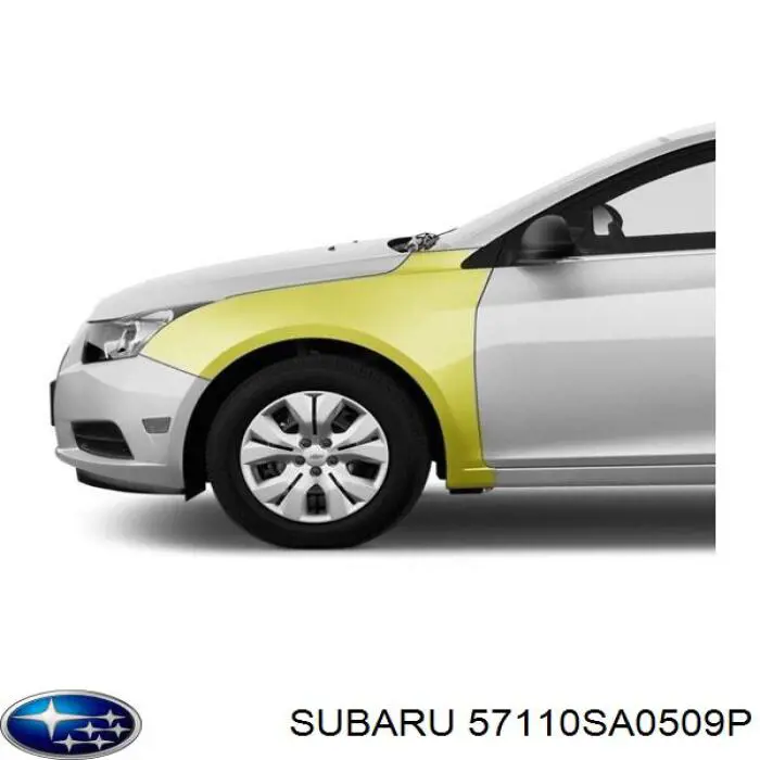 Błotnik przedni lewy Subaru 57110SA0509P cena, od 227,69 USD