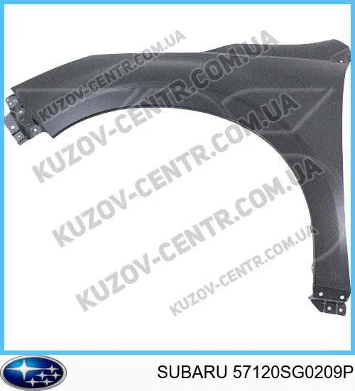 Do koszyka 57120SG0209P Subaru Błotnik przedni prawy