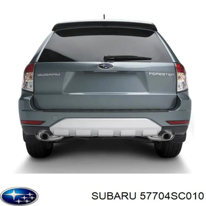Zderzak tylny Subaru 57704SC010 cena, od 320,08 USD