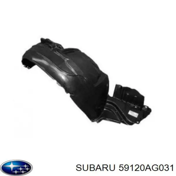 Do koszyka Nadkole błotnika przedniego lewe Subaru Outback III B13, BP