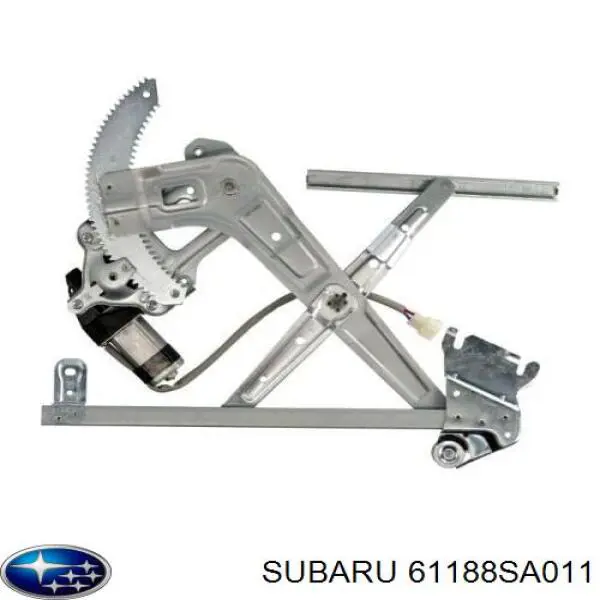Do koszyka 61188SA011 Subaru Silniczek podnośnika szyby drzwi przednich lewych