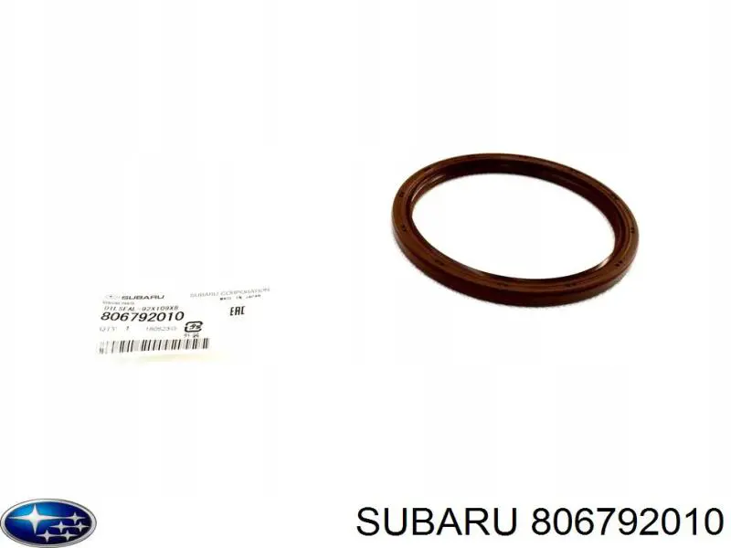 Uszczelniacz wału korbowego silnika tylny Subaru 806792010 cena, od 24,49 USD