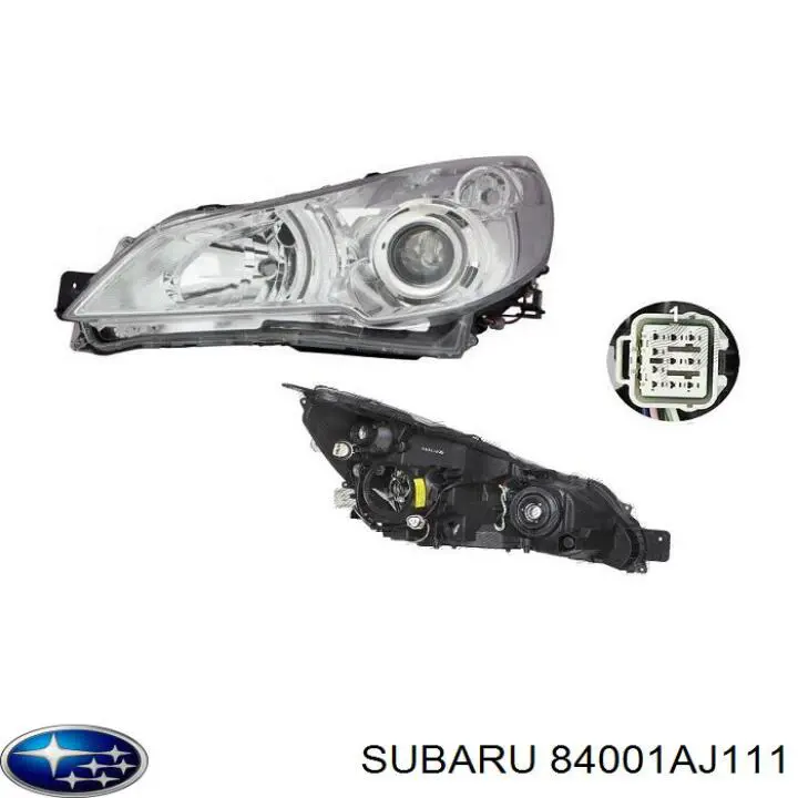 Reflektor lewy Subaru 84001AJ111 cena, od 585,68 USD