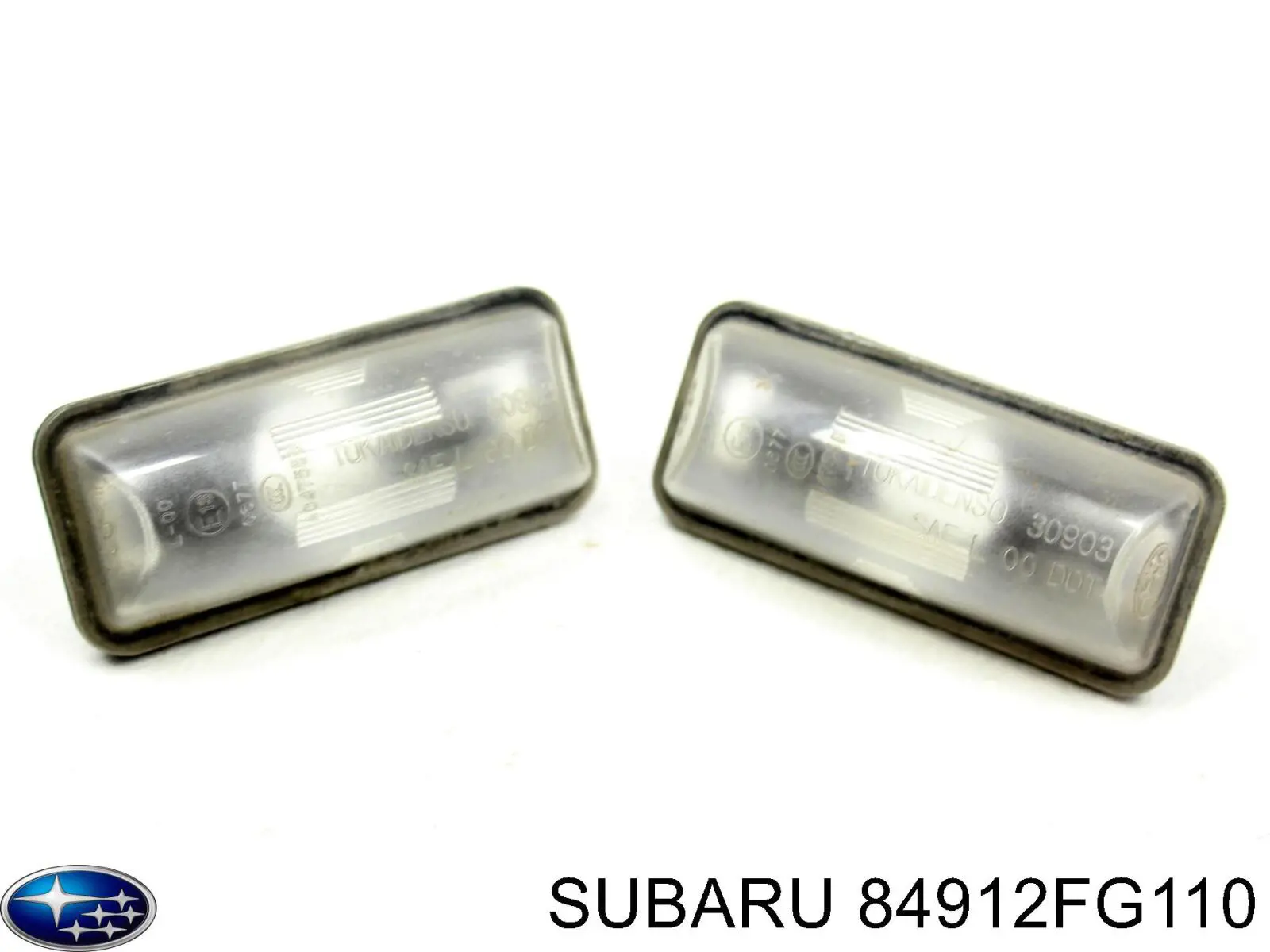 84912FG110 Subaru Lampa oświetlenia tylnej tablicy rejestracyjnej