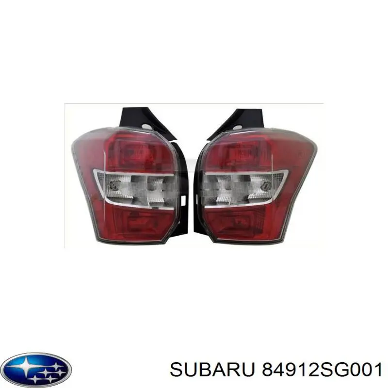 Lampa zespolona tylna prawa do Subaru Forester IV S13, SJ