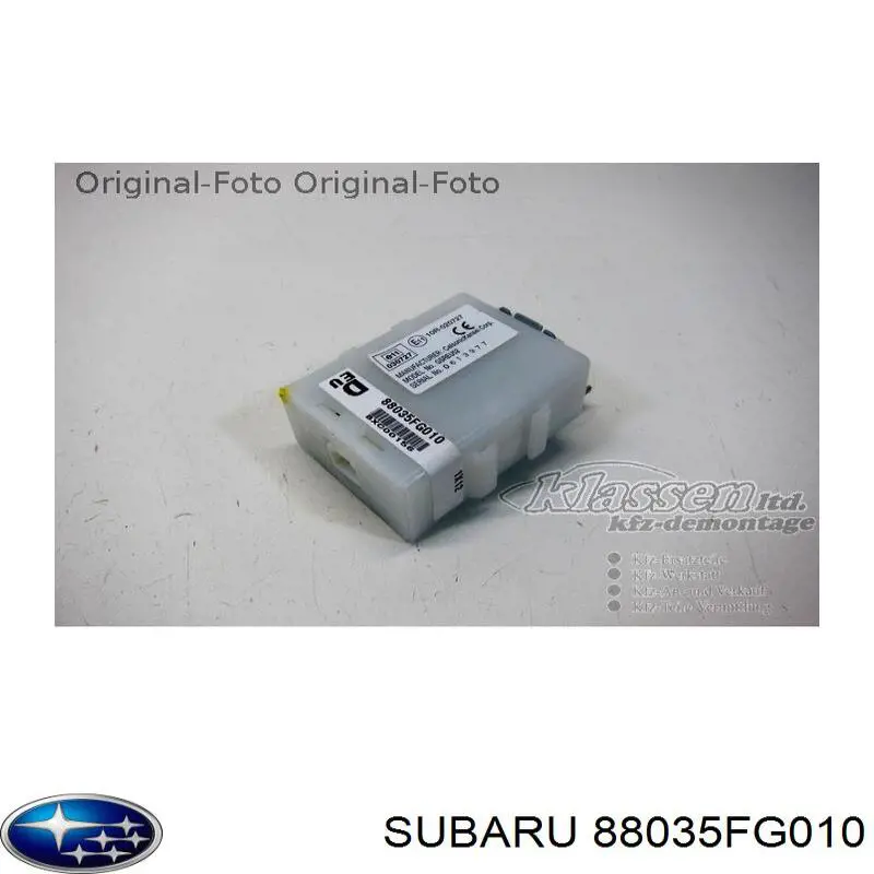 88035FG010 Subaru Sterownik zamka centralnego