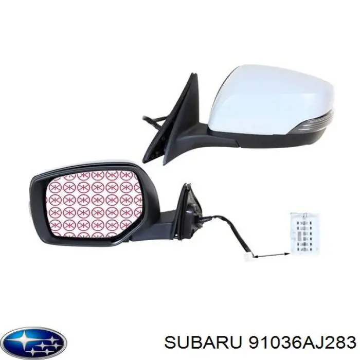 Lusterko wsteczne prawe 91036AJ283 Subaru