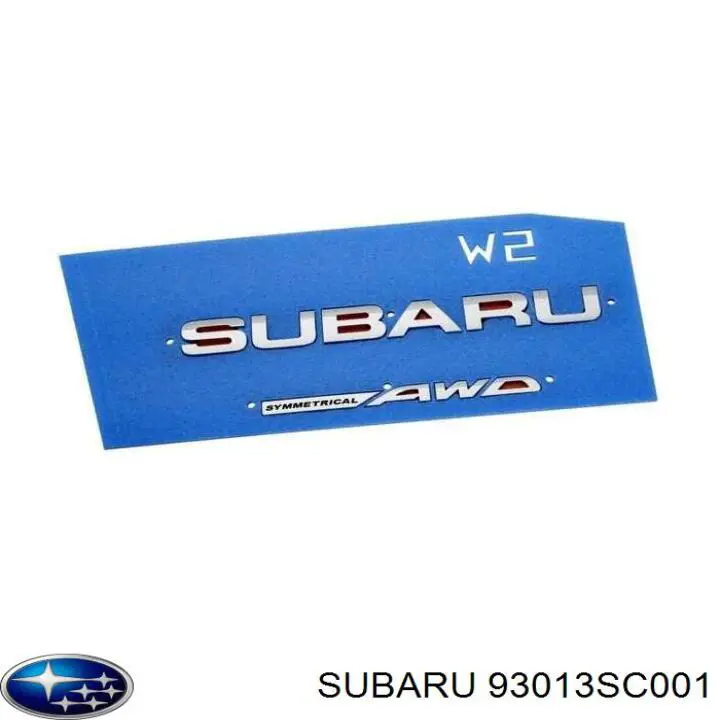 Emblemat na atrapę chłodnicy Subaru 93013SC001 cena, od 42,65 USD