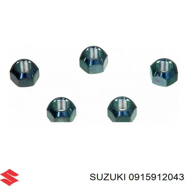 Nakrętka koła Suzuki 0915912043 cena, od 2,75 USD