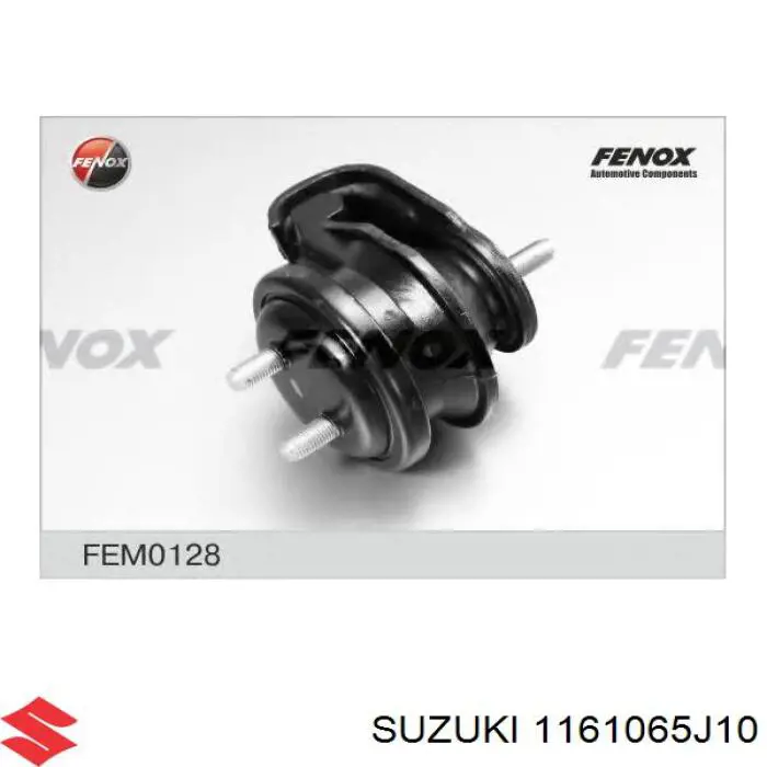 Poduszka (podpora) silnika przednia Suzuki 1161065J10 cena, od 32,54 USD
