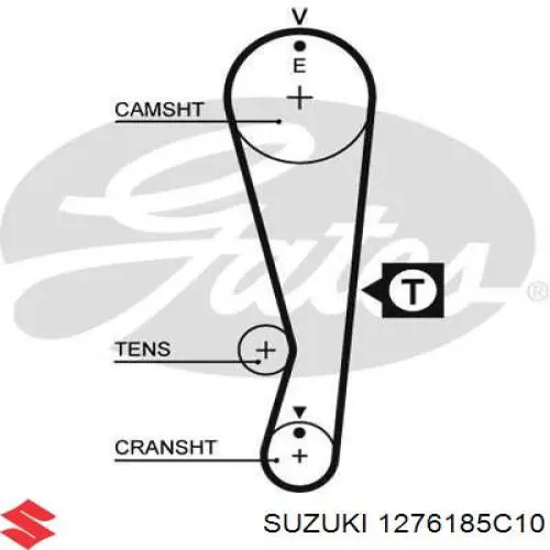 Do koszyka 1276185C10 Suzuki Pasek rozrządu