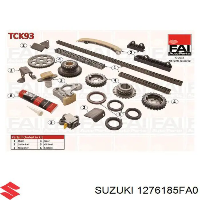 Łańcuch rozrządu Suzuki 1276185FA0000 cena, od 141,59 USD